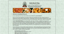 Desktop Screenshot of northbeachpizzaonline.com