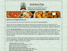 Tablet Screenshot of northbeachpizzaonline.com